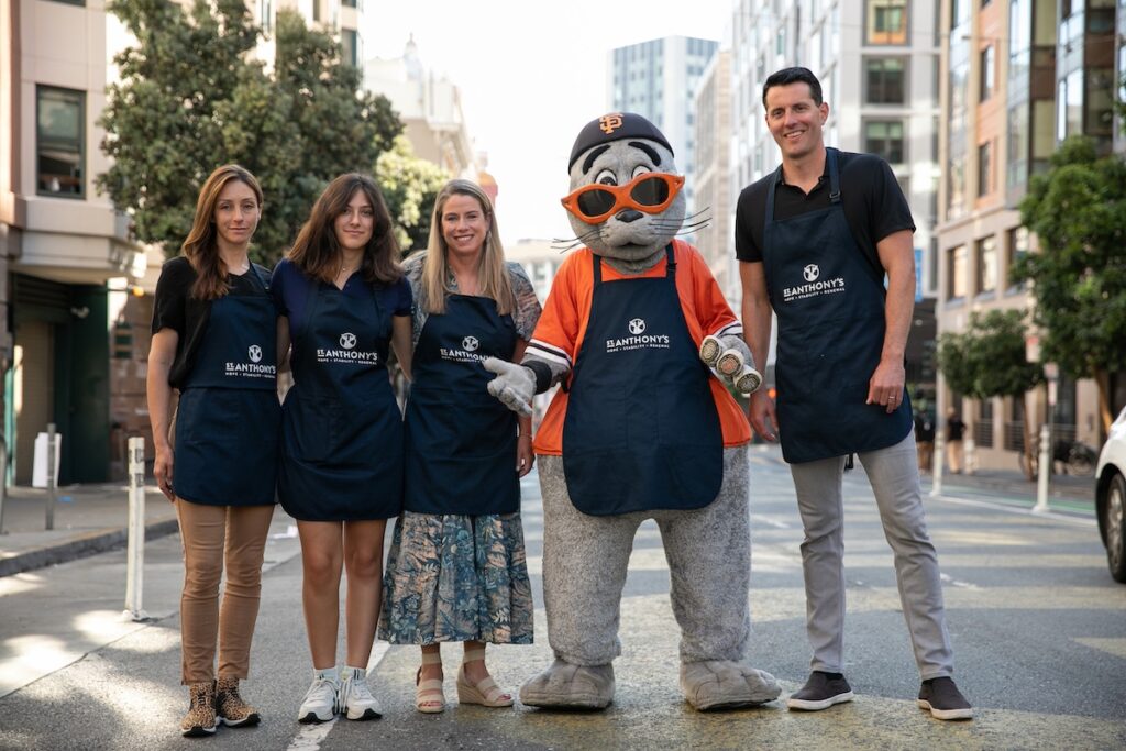 St. Anthony's Leading the Way Awards Celebration Recipients: National Charity League, Joey Toboni of Affordability Project, and Lou Seal of the SF Giants