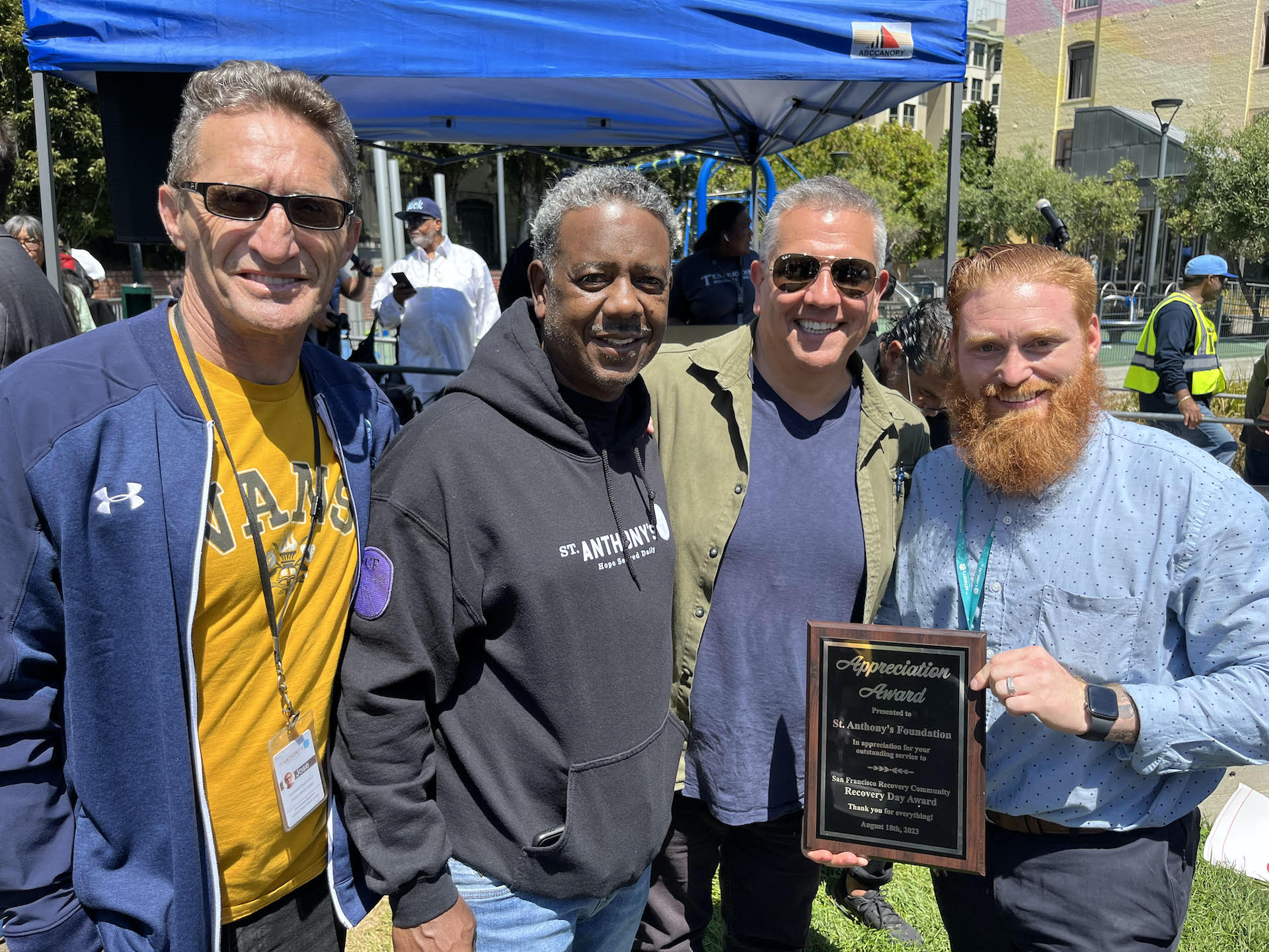 St. Anthony Foundation’s Father Alfred Center Honored at the 3rd Annual Recovery Day