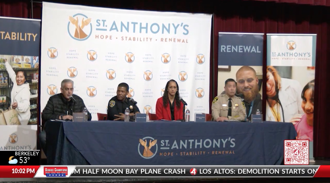 KRON4 NEWS: St. Anthony’s hosts public safety town hall