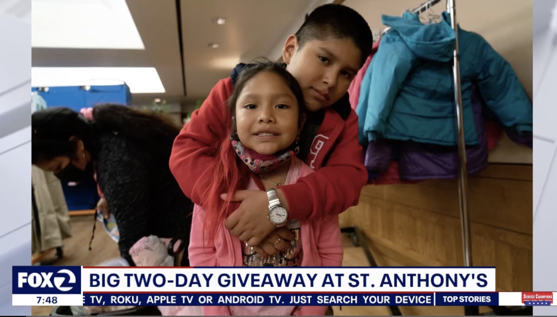 KTVU Fox 2 News: Big Two-Day Back to School Giveaway at St. Anthony’s