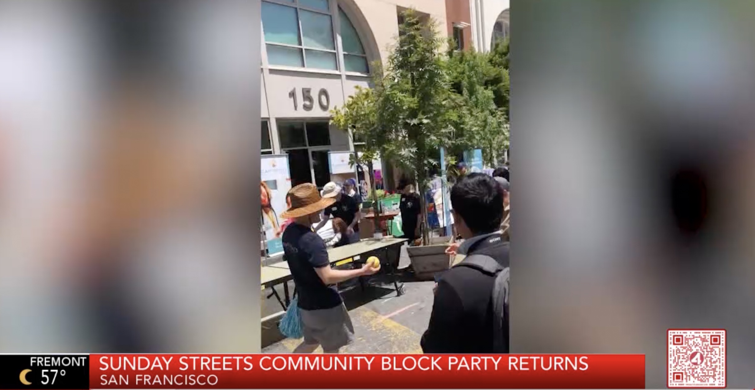 KRON4 News features Sunday Streets hosted by St. Anthony’s