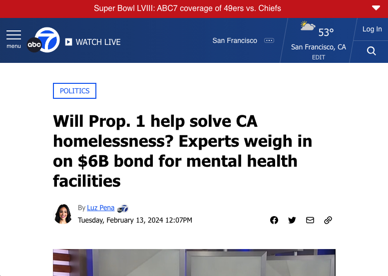 Will Prop. 1 help solve CA homelessness? Experts weigh in on $6B bond for mental health facilities