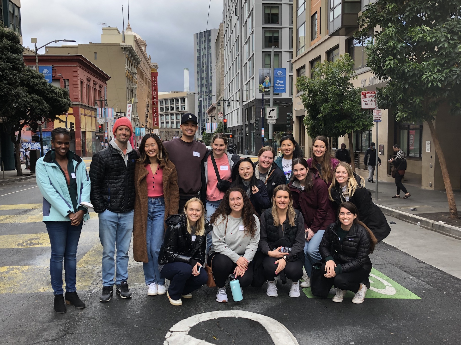 Free Clothing Program hosted the Young Professionals Council and Spinsters of San Francisco